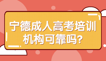 寧德成人高考培訓(xùn)